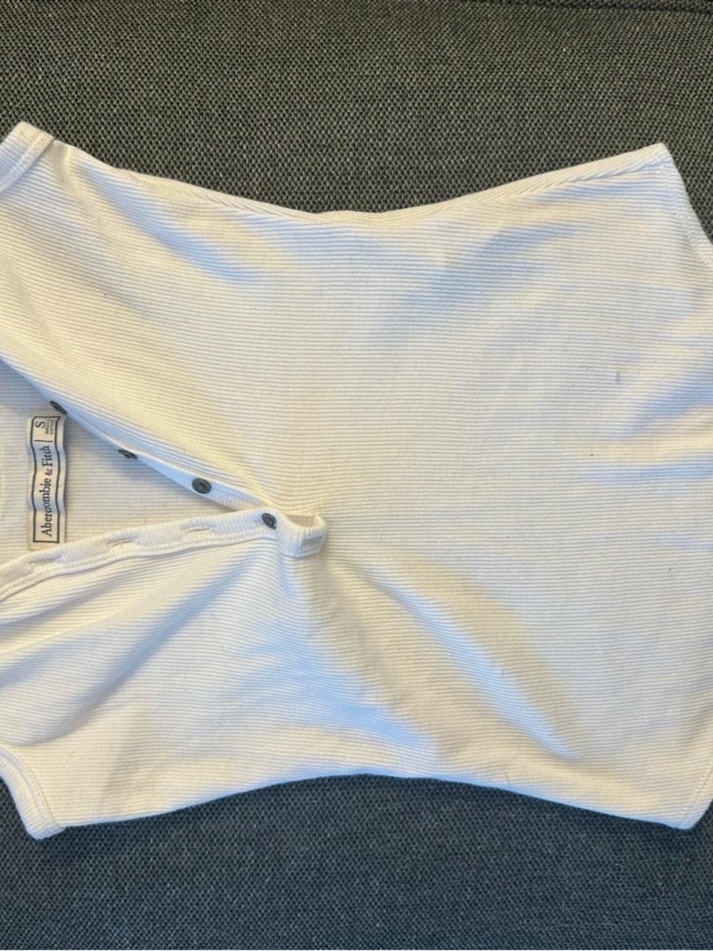 Abercrombie & Fitch Cream Ribbed Women's Shorts